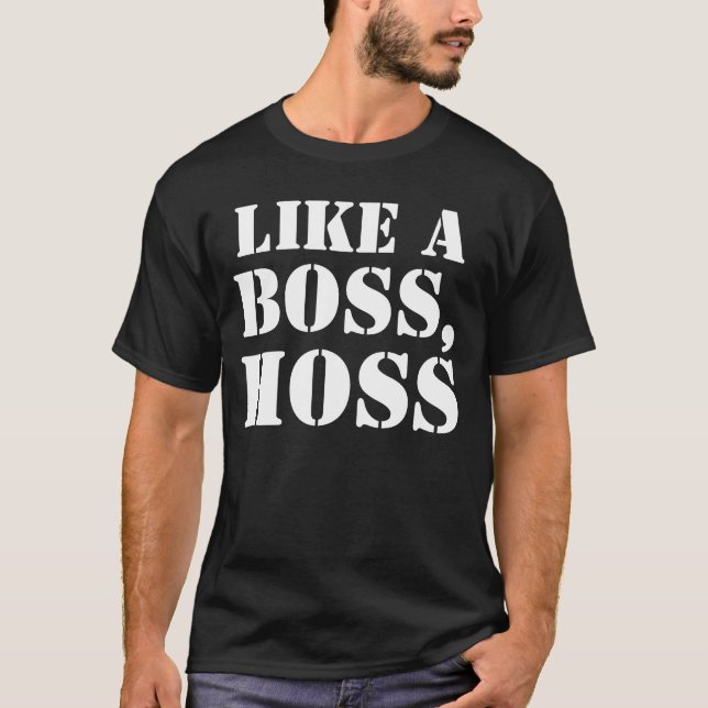 Camiseta Como um CHEFE (Frente)