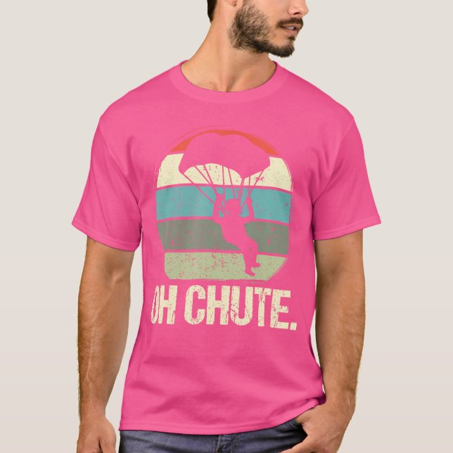 Camiseta Como Um Engraçado Skydiving (Frente)