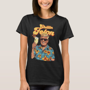 Camiseta Como Um Felon Trump Presidente 2024 Leve A América