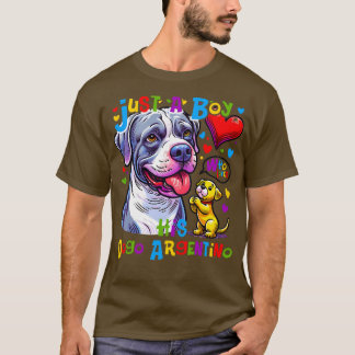 Camiseta Como um menino e seu dogo Argentino se tornaram os