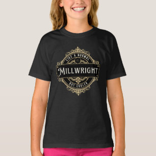 Camiseta como um montador industrial normal, mas mais legal