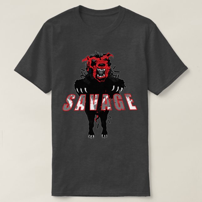 Camiseta Como um Selvagem! (Frente do Design)