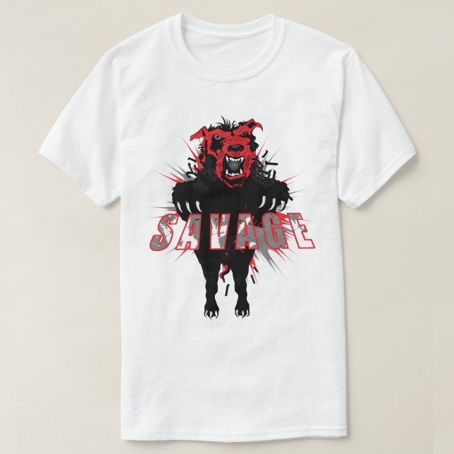 Camiseta Como um Selvagem! (Frente do Design)