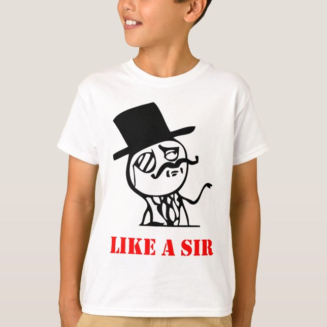 Camiseta Como um senhor - meme (Frente)