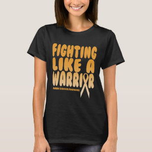 Camiseta Como uma consciência de esclerose múltipla guerrei