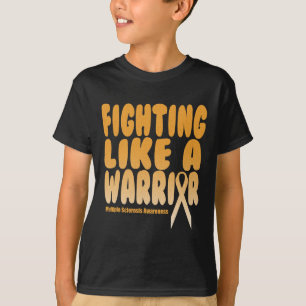 Camiseta Como uma consciência de esclerose múltipla guerrei