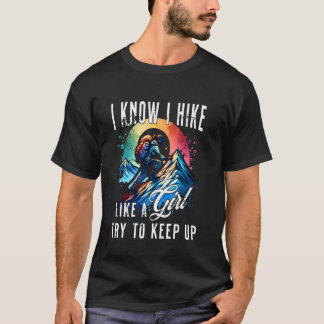 Camiseta Como uma garota tenta manter a arte engraçada e