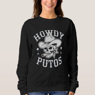 Camiseta Como vai Caveira Cowboy Western País Gráfico Novid