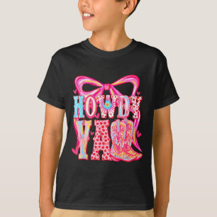 Camiseta Como vai todos Botas de Cowboy Laço Coquete Ociden