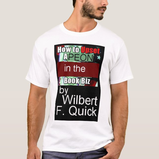 Camiseta Como virar um Peon nos negócios do livro (Frente)