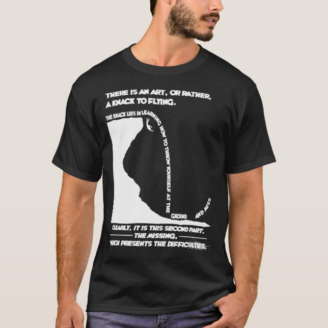 Camiseta Como Voar (branco) (Frente)