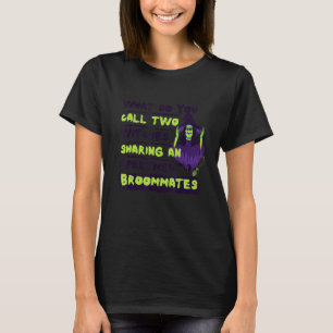 Camiseta como você chama duas bruxas que compartilham piada