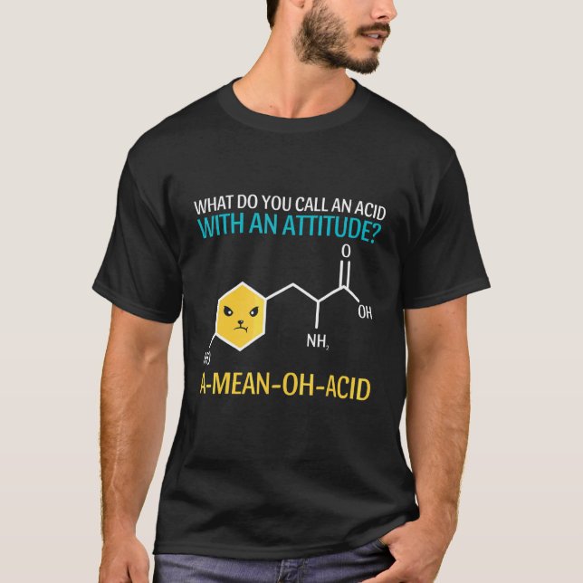Camiseta Como Você Chama Um Ácido Com Atitude  Meninos Gi (Frente)