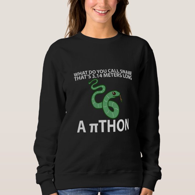 Camiseta Como Você Chama Uma Cobra Que Tem 3 14 Metros De C (Frente)