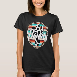 Camiseta COMO VOCÊ ESTÁ Vaca Leopardo Cacto Serape Impress