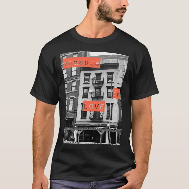 Camiseta Como você mede um ano (Frente)