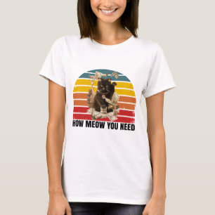 Camiseta como você precisa de dinheiro - gangsta cat