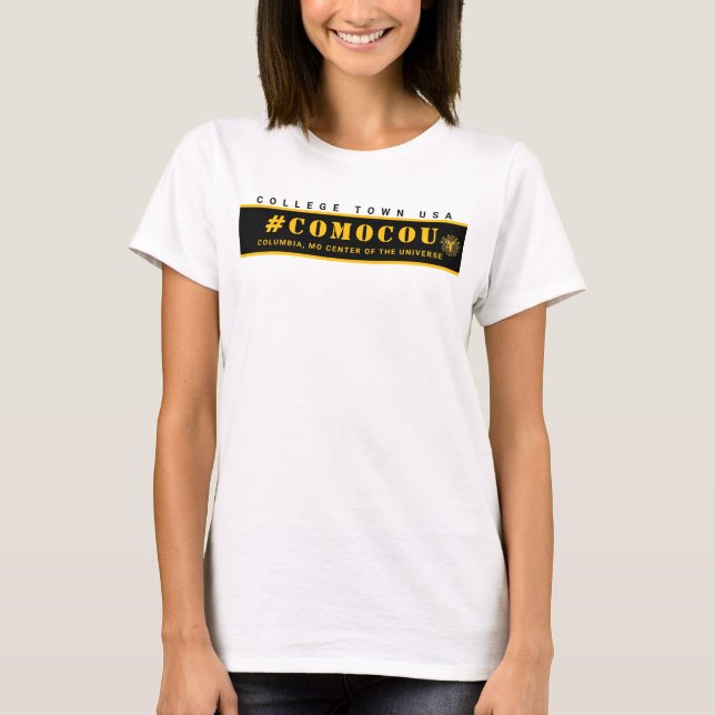 Camiseta COMOCOU #COMOCOU gold-t (Frente)