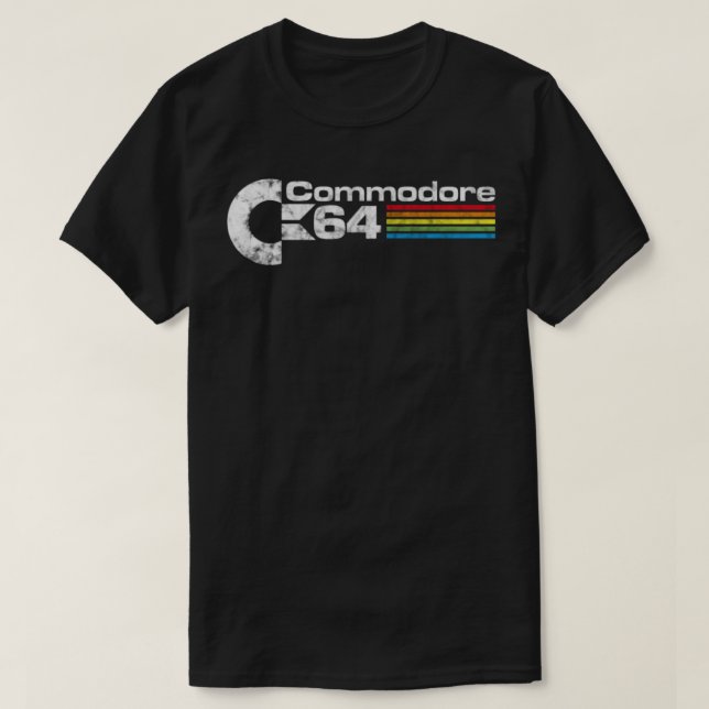 Camiseta COMODORE 64 Merchandise (Frente do Design)