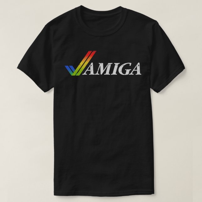 Camiseta Comodore Amiga Retro (Frente do Design)