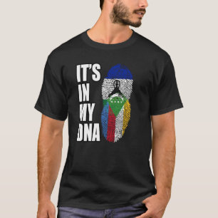 Camiseta Comoran E Basotho Mix DNA Heritage Flag
