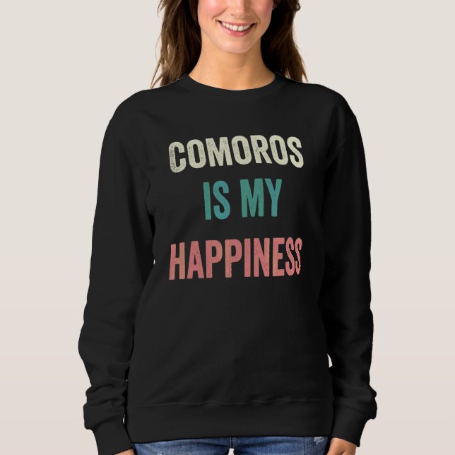 Camiseta Comores É Minha Felicidade (Frente)