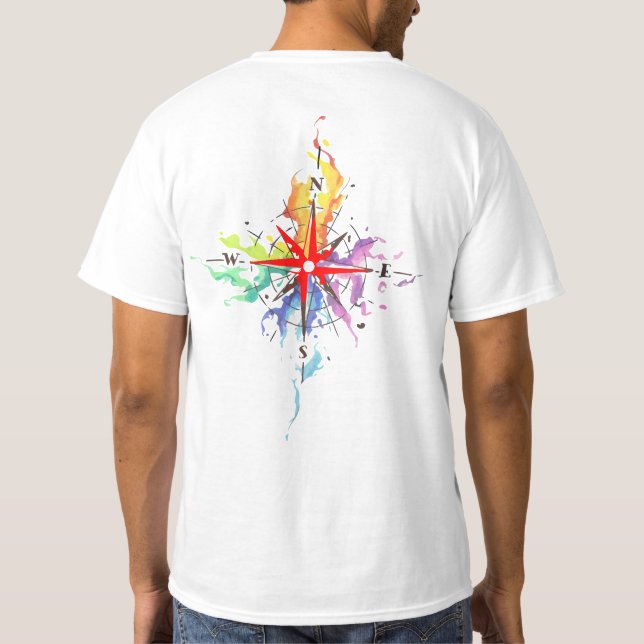 Camiseta Compactação de Aquarela (Verso)