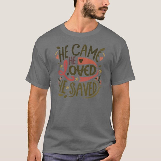 Camiseta Compaixão Colorida pelo Cristo (Frente)