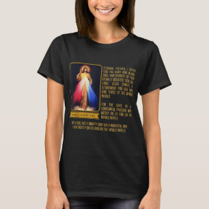 Camiseta Compaixão divino Capela da Imagem Jesus Novena Pra