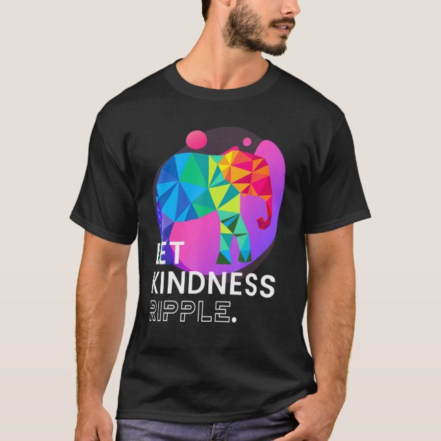 Camiseta Compaixão elefante Ripple Mindice Me (Frente)
