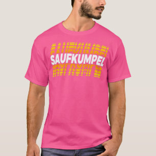 Camiseta companheiro bebendo