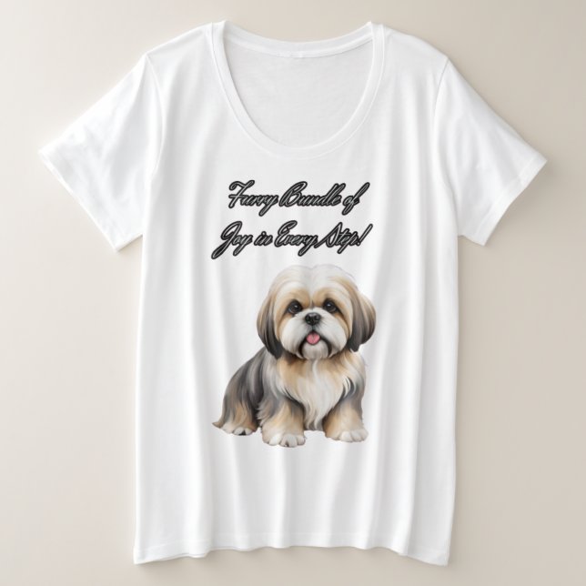 Camiseta Companheiro de charada: Cachorro liso em matizes m (Frente do Design)