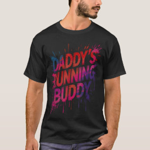 Camiseta Companheiro de corrida engraçado do papai corredor
