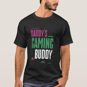 Camiseta Companheiro de Jogo do Papai Jovem Colega de Equip