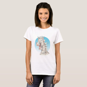 Camiseta Companheiro do cavalo do Appaloosa do "dominó" de