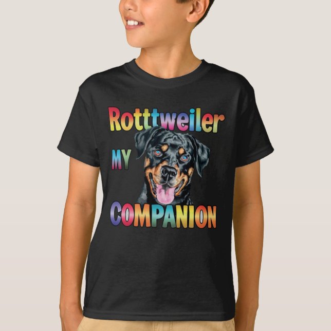 Camiseta Companheiro do Rottweiler (Frente)