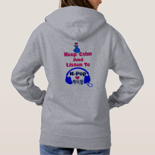 Camiseta companheiro ♥ fique calmo e ouça o KPop Classic Ho