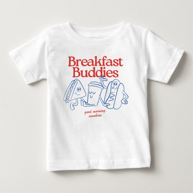 Camiseta Companheiros de café da manhã  (Frente)