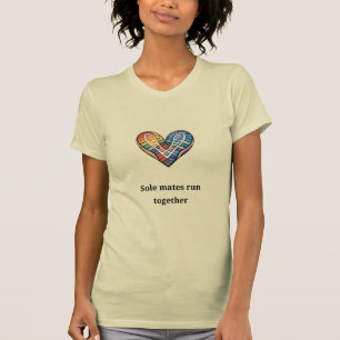 Camiseta Companheiros de corrida correm juntos