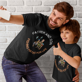 Camiseta Companheiros de Pesca do Pai e do Filho para a Vid