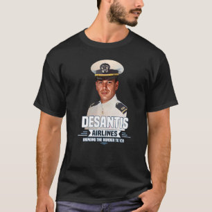 Camiseta Companhia Aérea Desantis Trazendo a fronteira para