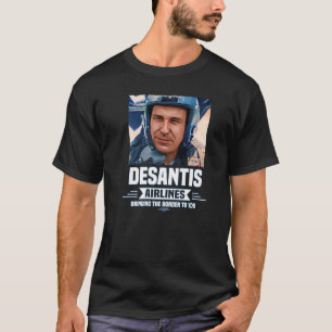 Camiseta Companhia Aérea Desantis Trazendo a fronteira para