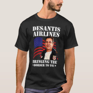 Camiseta Companhia Aérea Desantis Trazendo a fronteira para
