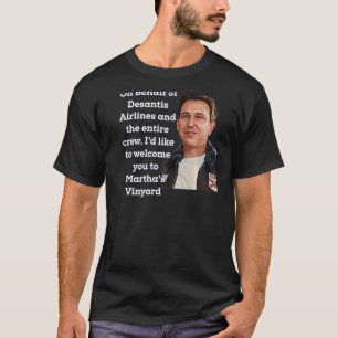 Camiseta Companhia Aérea Desantis Trazendo a fronteira para
