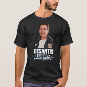 Camiseta Companhia Aérea Desantis Trazendo a fronteira para