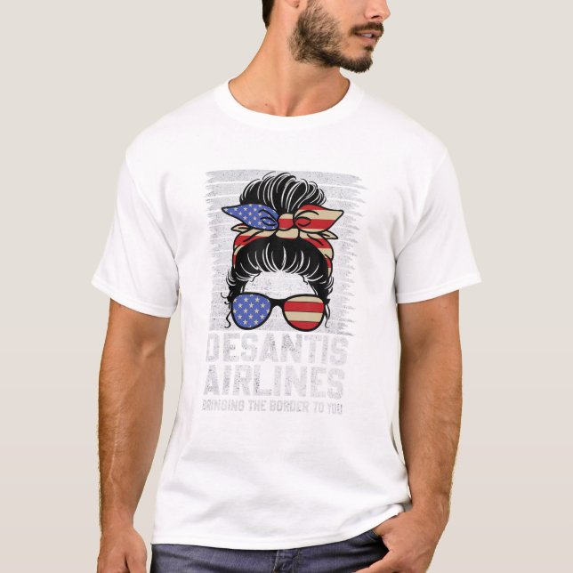 Camiseta Companhias Aéreas Que Trazem A Fronteira (Frente)