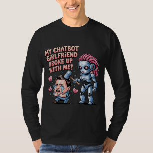 Camiseta Companion Ai Memes Namorado Divorcio Chatbot Engra