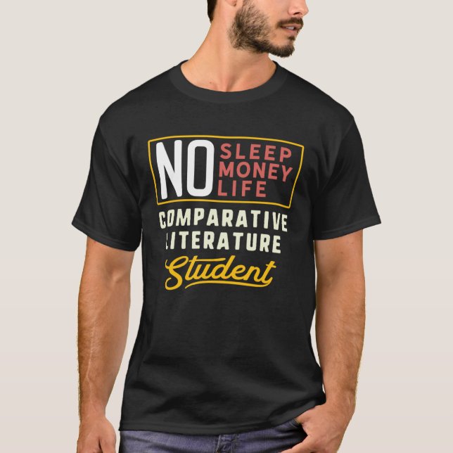 Camiseta Comparative Literature Major Studen Graduation (Frente)