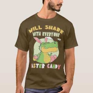 Camiseta Compartilharei Com Todos Os Meus Dinossauros Pásco