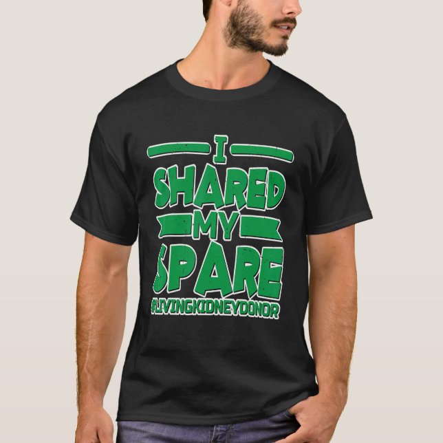 Camiseta Compartilhei o meu poupador de doador (Frente)